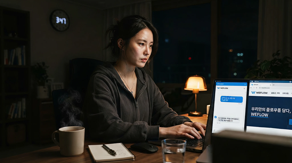 24시간 상담 대기